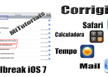 Como corrigir erros ou falhas das app safari,tempo, mail e calculadora após jailbreak ios7
