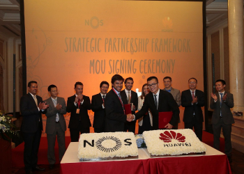 Nos e huawei formalizam parceria para desenvolver projetos conjuntos nas áreas de redes e tecnologia