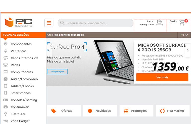 PcComponentes Portugal  Loja de Informática e Tecnologia online
