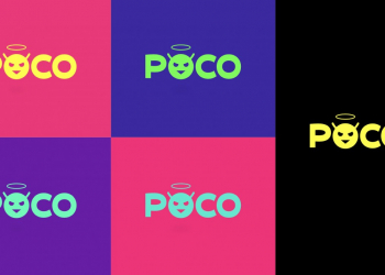 Poco logótipo e mascote