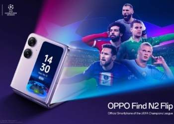 Oppo find n2 flip champions league