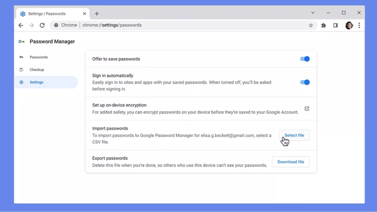 Image 21 chrome, google, google chrome, password