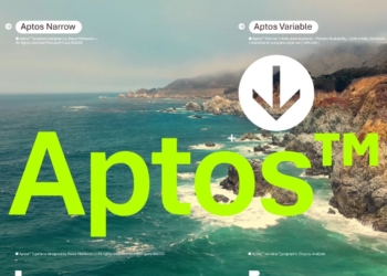 Aptos é nova fonte micrososft