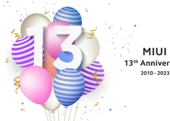 Xiaomi miui 13 aniversário