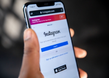 Tela de login do instagram