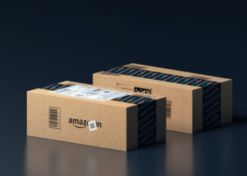 Imagem de caixas da amazon