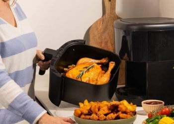 Cecotec frigideira sem óleo 6 l de ar quente cecofry bombastik 6000