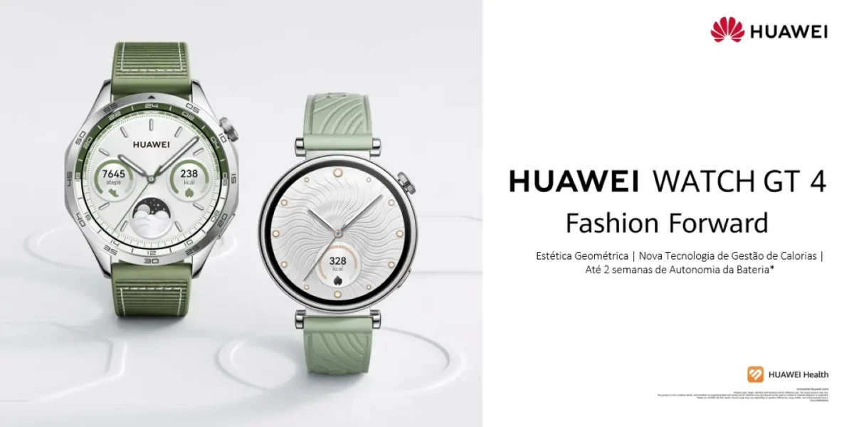 Huawei lança watch gt 4 41mm em verde