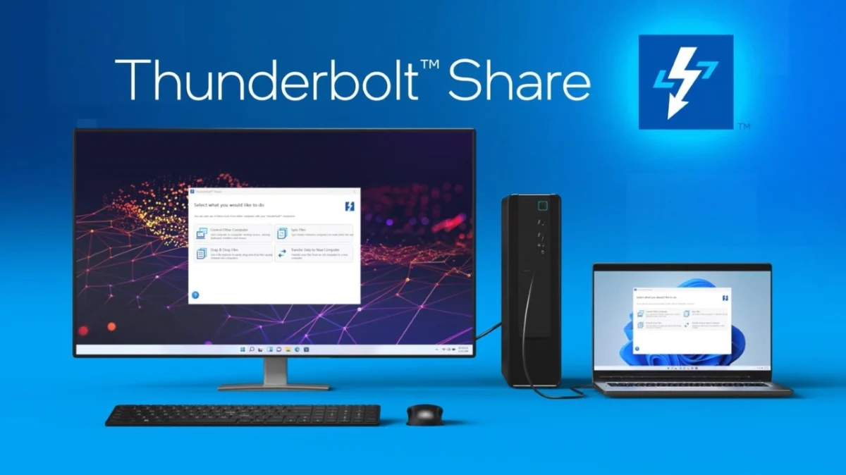 Intel anuncia o novo software thunderbolt share