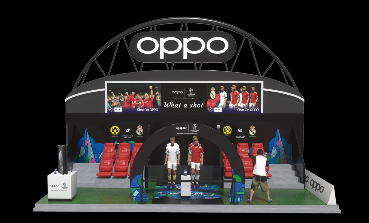 Kaká e OPPO na final da Liga dos Campeões UEFA 2024