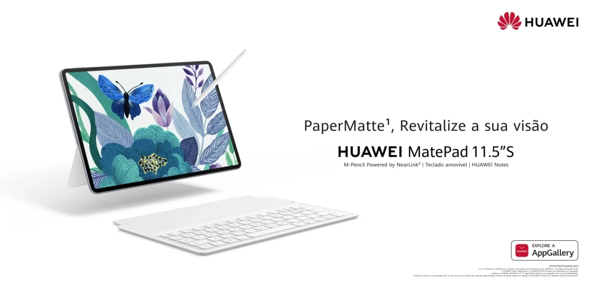 Huawei matepad 11. 5"s chega a portugal com ecrã papermatte inovador