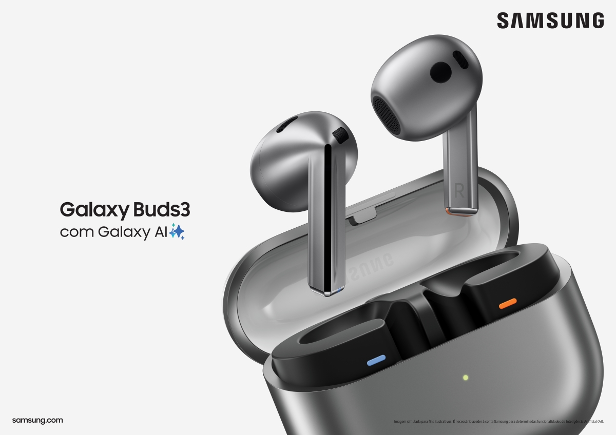 Novos galaxy buds3: som inteligente e design renovado