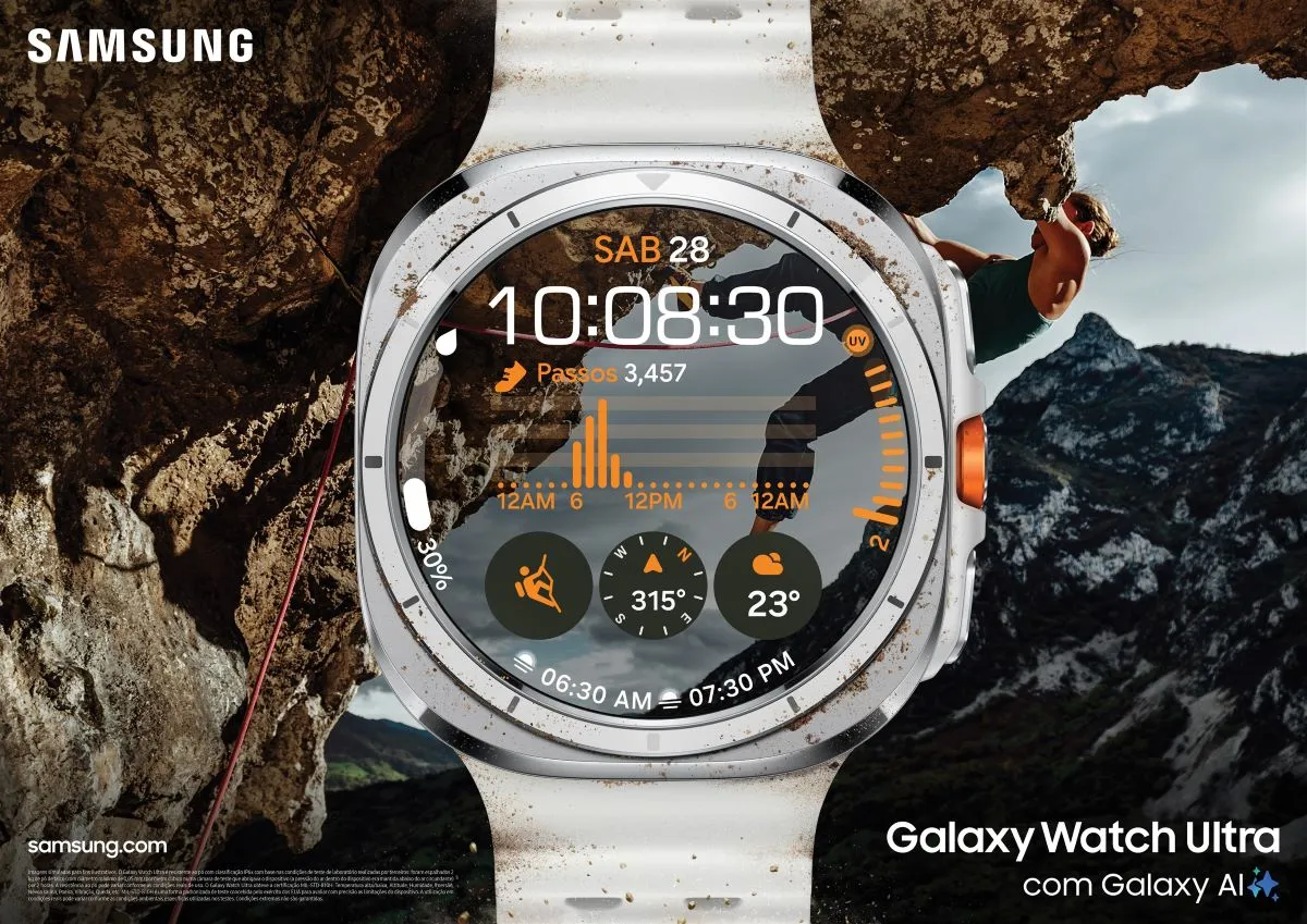 Samsung lança galaxy watch7 e galaxy watch ultra