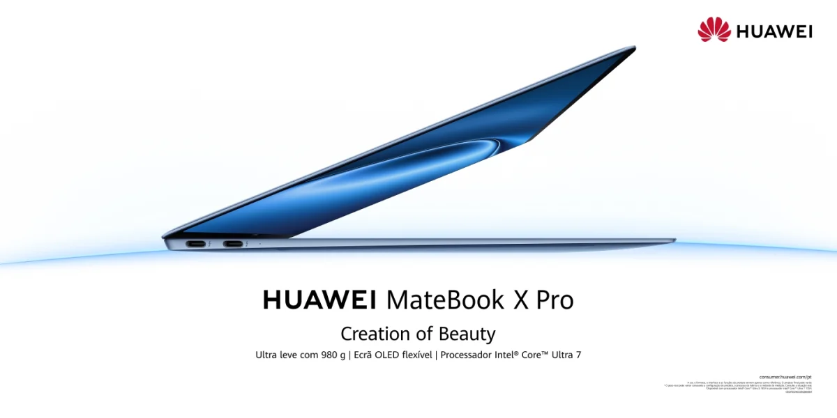 Huawei matebook x pro chegou a portugal