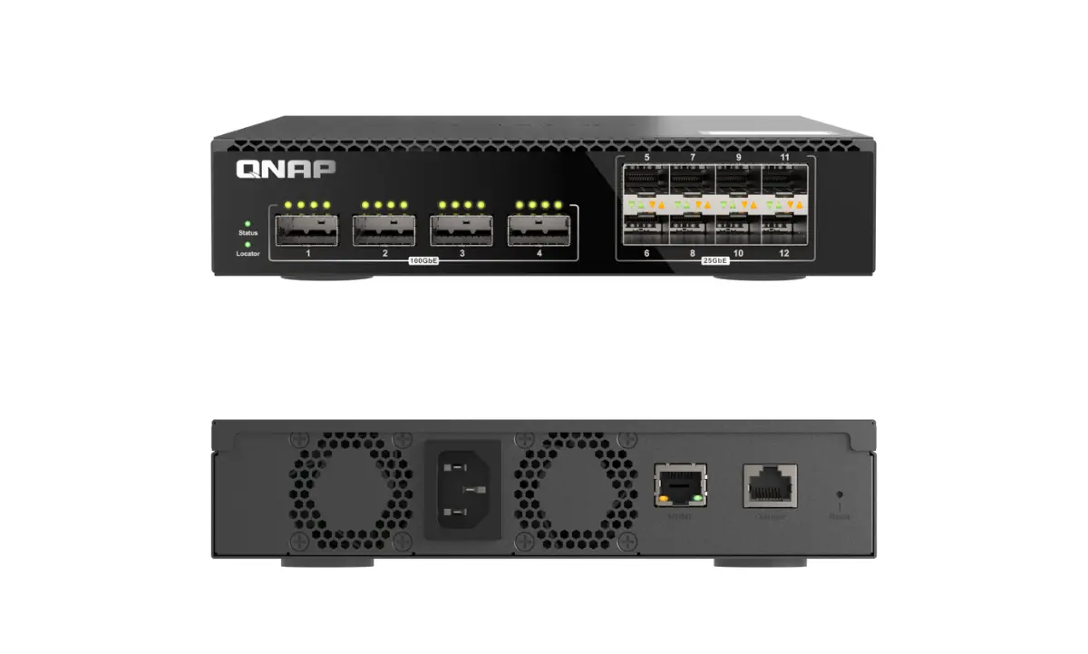 Qnap atualiza switch 100gbe qsw-m7308r-4x com gestão l3 lite