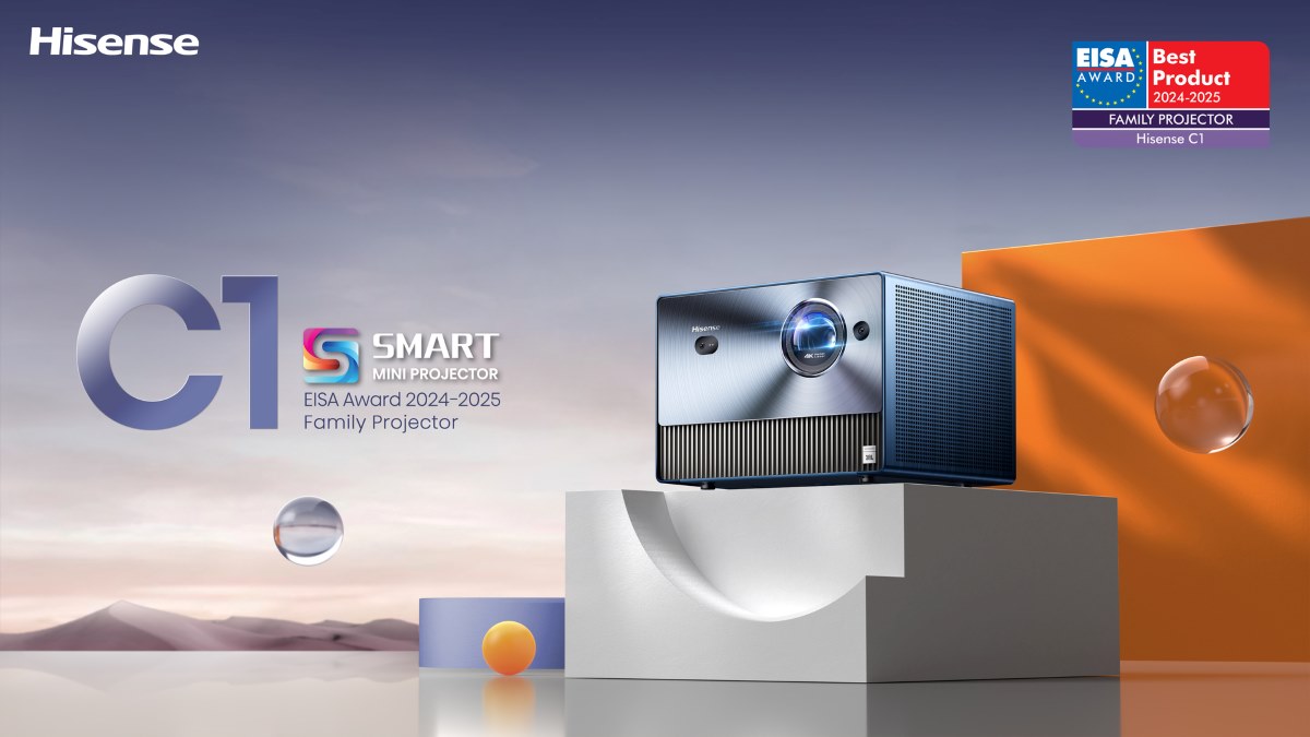 Hisense laser smart mini projetor c1