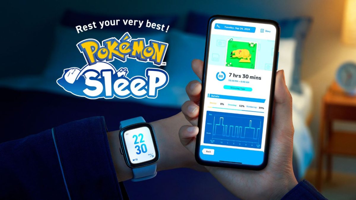 Pokémon sleep já é compatível com smartwatches e spotify