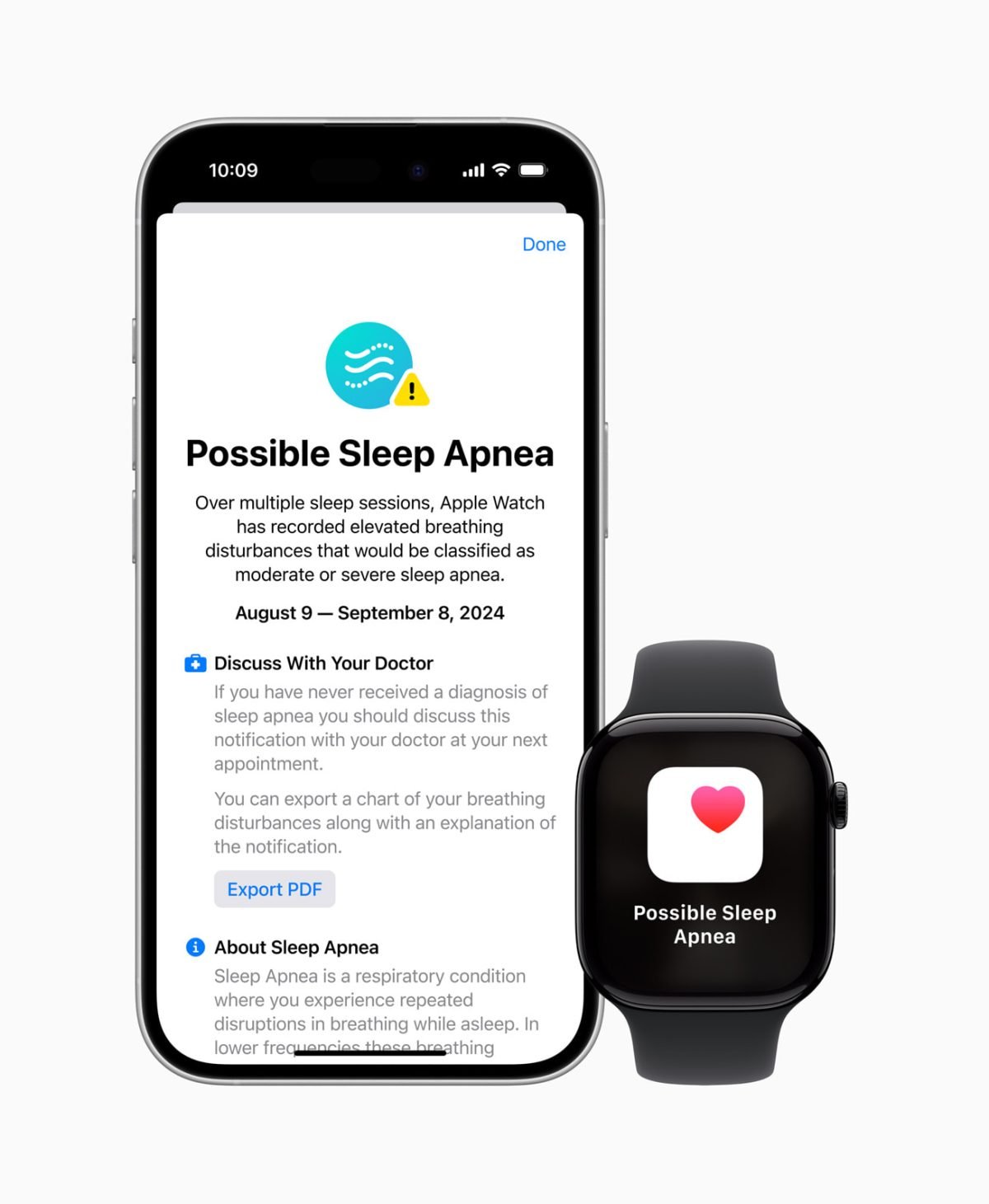 Apple watch series 10 sleep apnea notifications