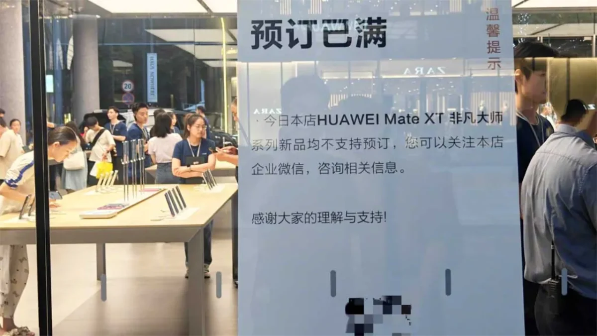 Huawei mate xt esgotado