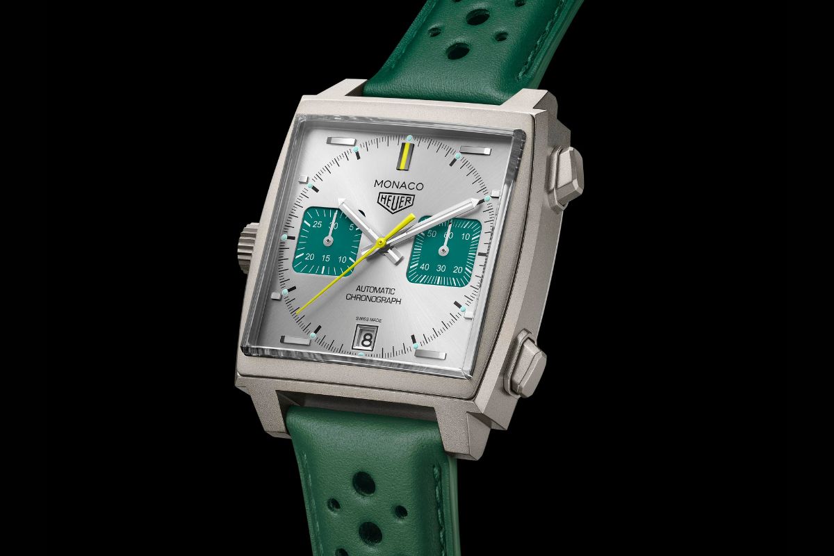 Tag heuer lança monaco chronograph racing green