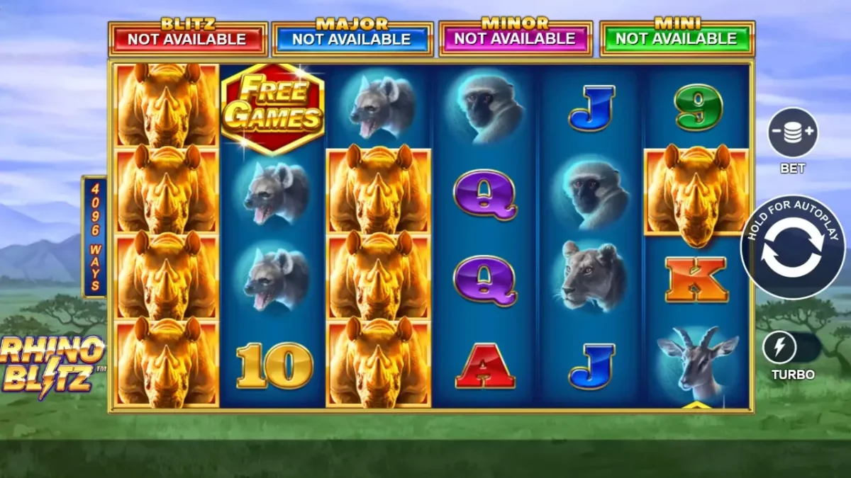 Rhino blitz slot