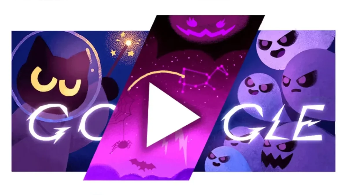 Google magic cat academy halloween doodle (2)