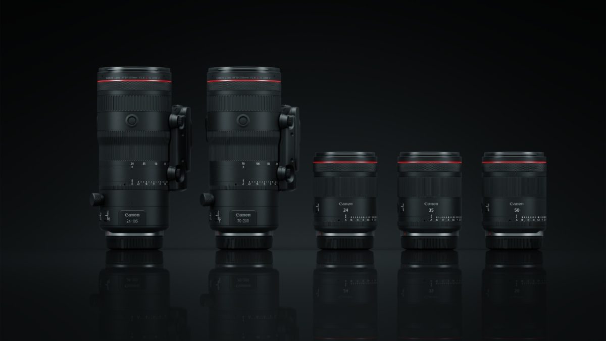 Canon anuncia 3 novas objetivas rf para o sistema eos r