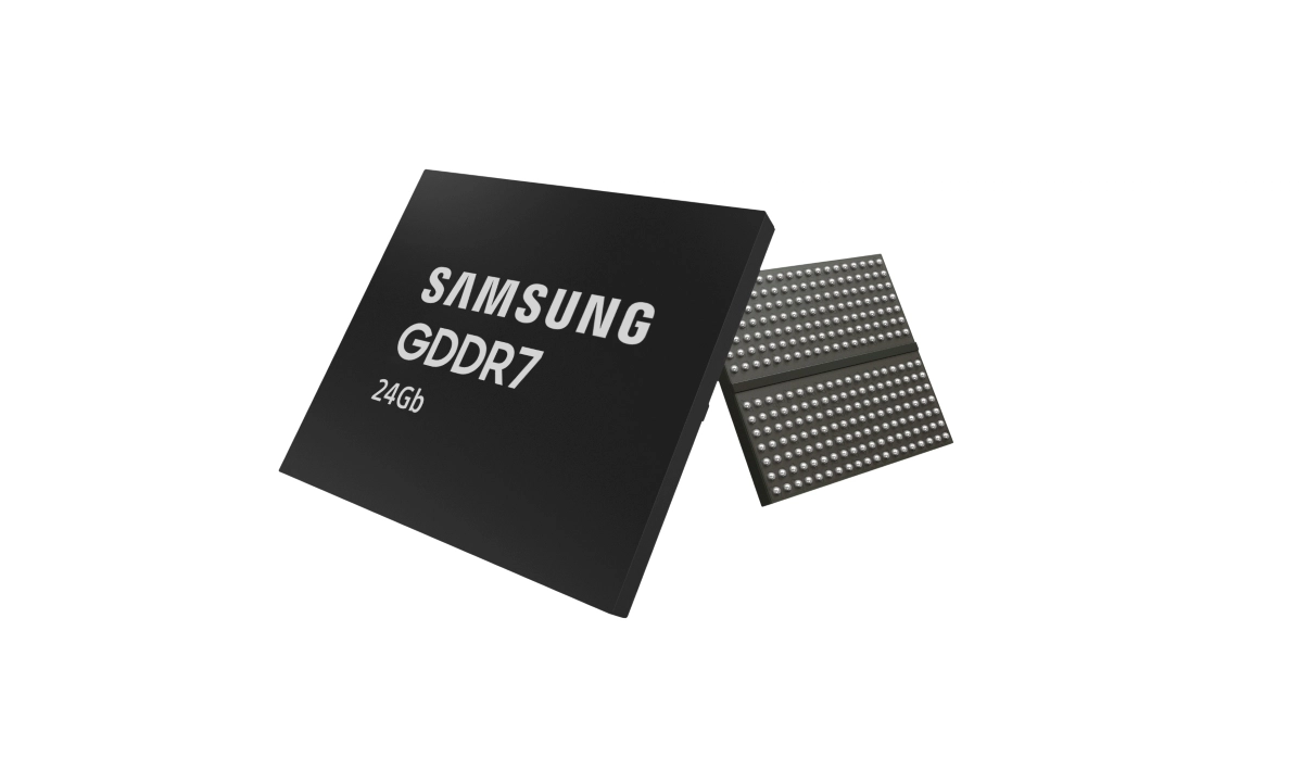 Samsung desenvolve primeira dram gddr7 de 24gb para a computação de ia de nova geração