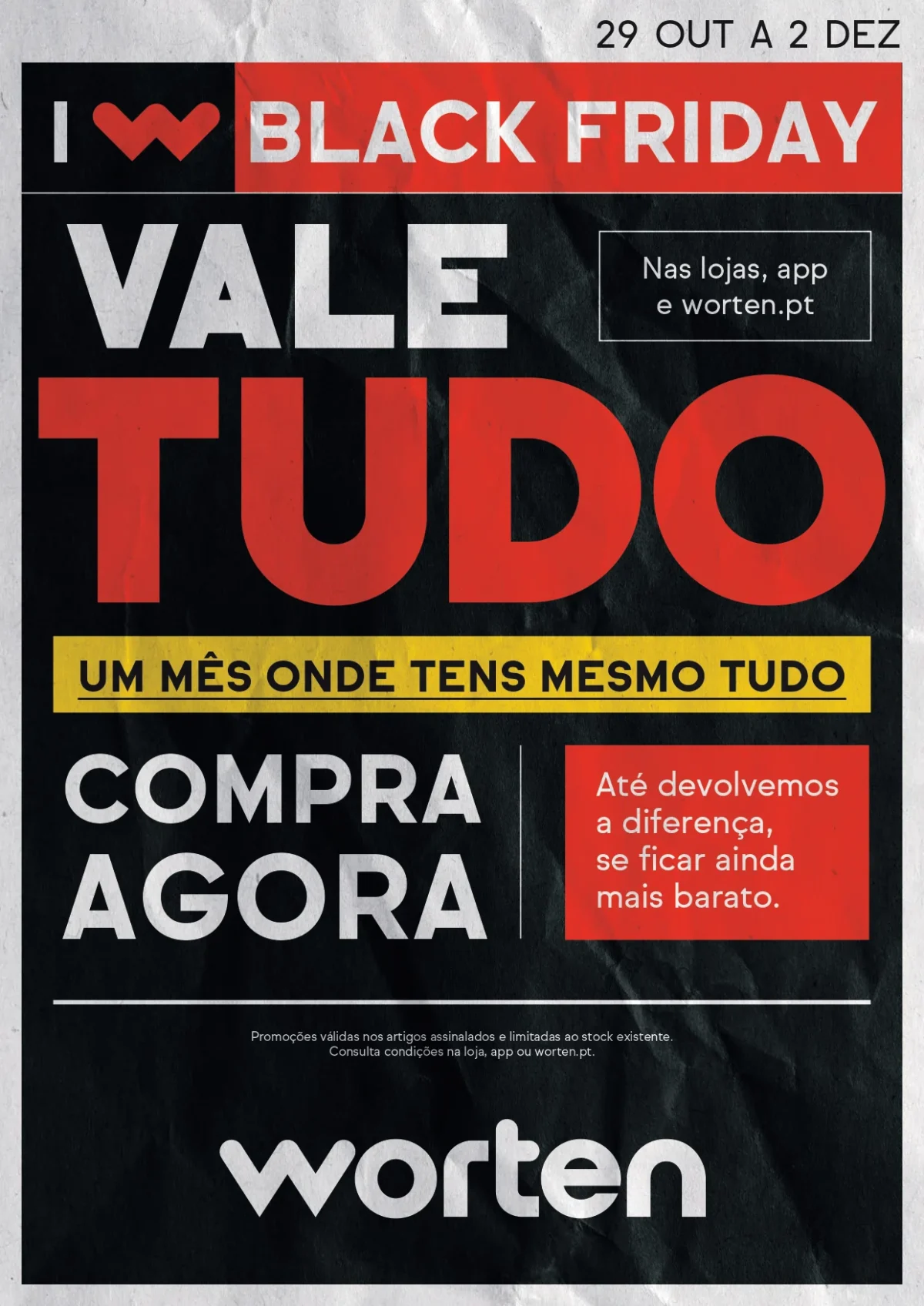 Campanha worten black friday vale tudo