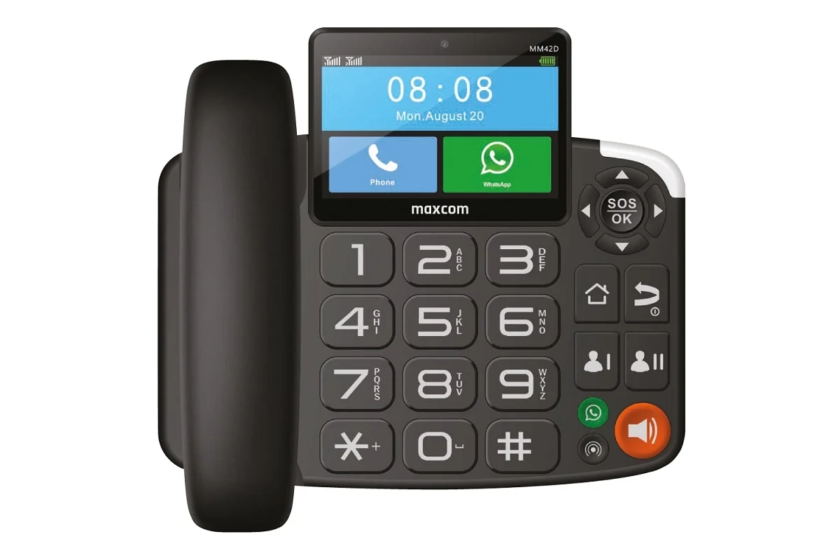 Mm42d se: um telefone fixo com videochamada via whatsapp