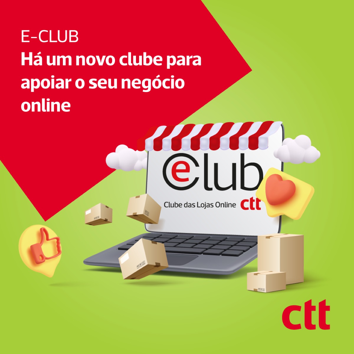 Ctt lançam e-club para apoiar lojas online