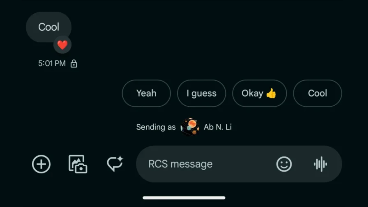 Google messages rcs - perfis