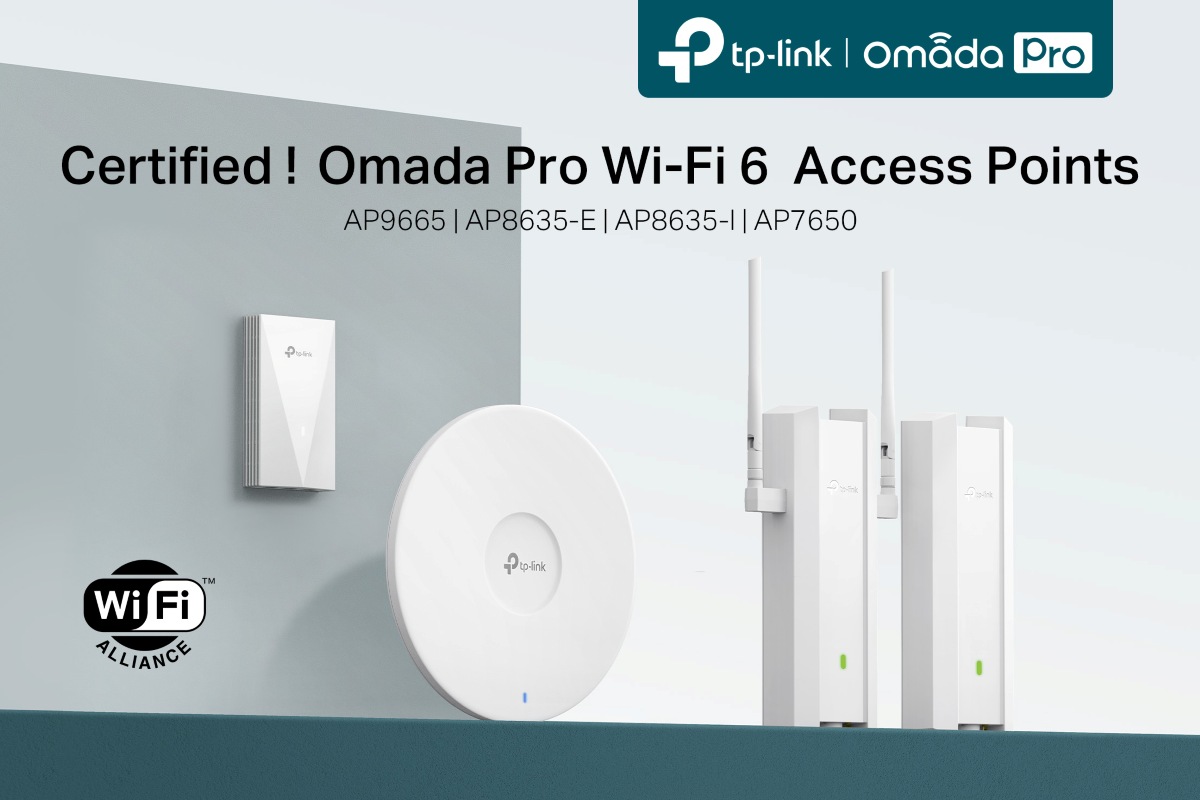 Wi-fi alliance certifica soluções tp-link omada