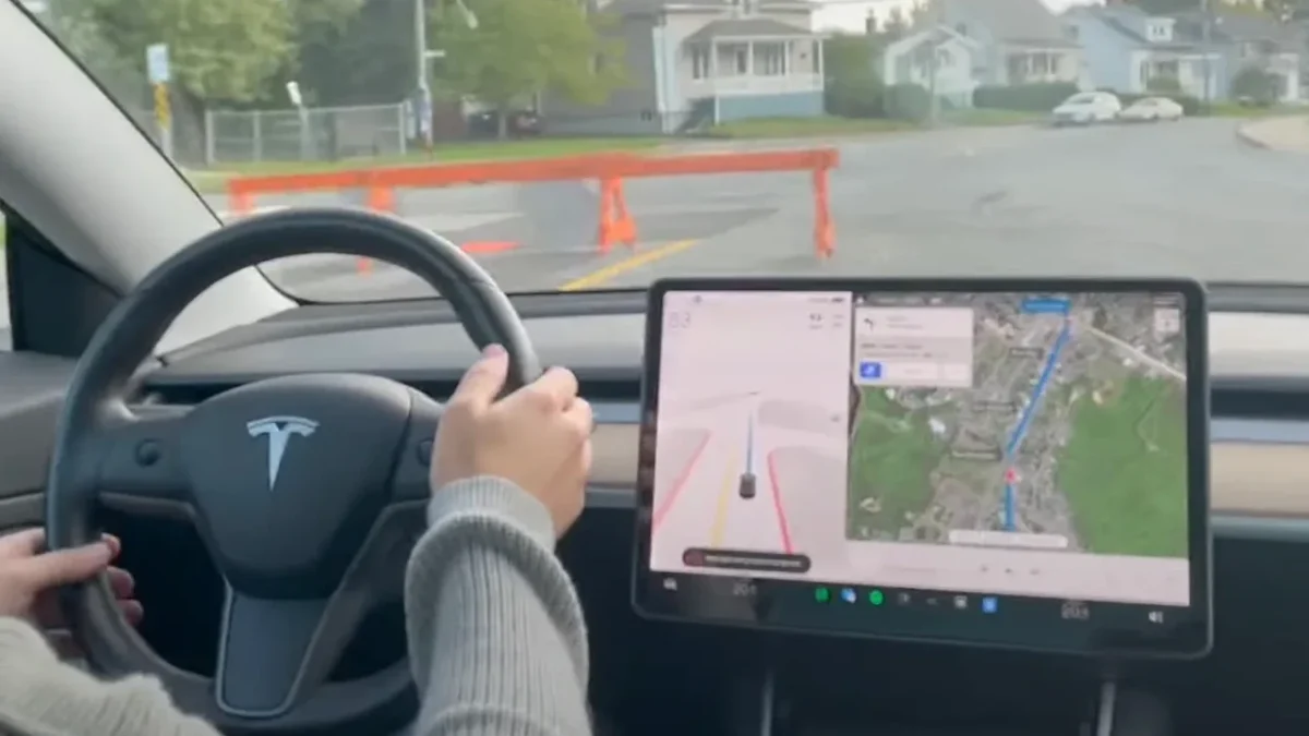 Tesla self driving