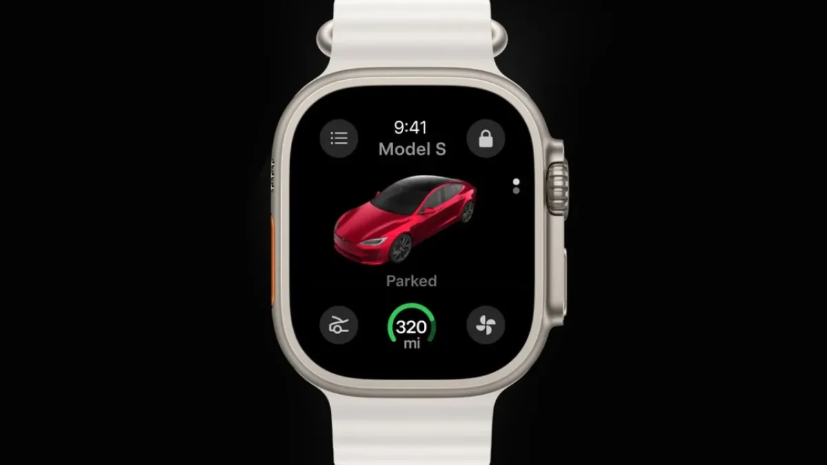 Tesla apple watch