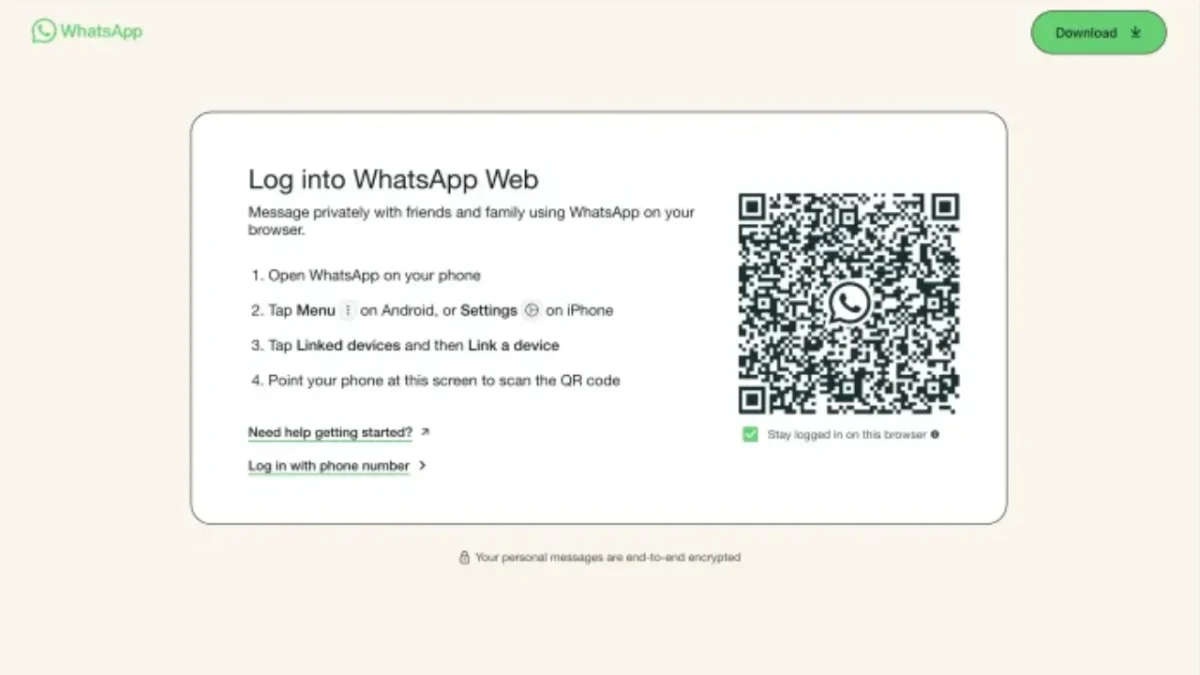 Whatsapp web código qr