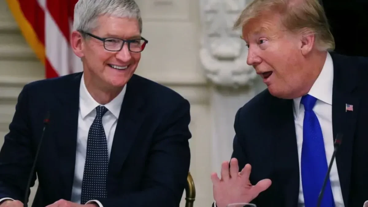 Donald trump - tim cook - apple