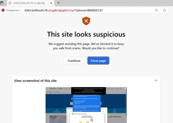 Microsoft edge ai scareware