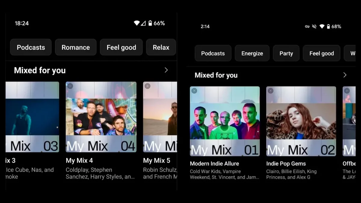 Youtube music visual